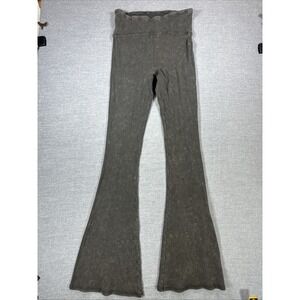 Stitch & Pine Flared Women's Gray Ribbed Pants Large